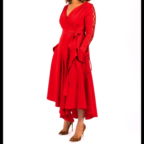 BCNovaMarie Original Rosa Pocketed Wrap Dress - Picture 10 of 13